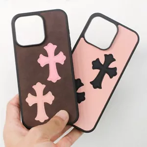 Premium Real Resistant Anti-Dirt Chrome Hearts Cross Case f iphone 15 Pro phone - Picture 1 of 9