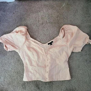 Express linen t shirt XS new - Picture 1 of 4