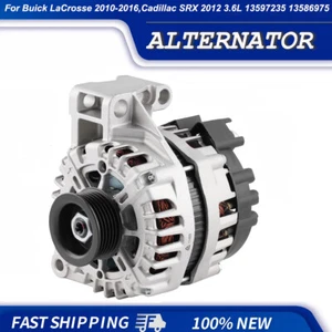 Alternator For Buick LaCrosse 2010-2016 Cadillac SRX 2012 3.6L 13597235 13586975 - Picture 1 of 14