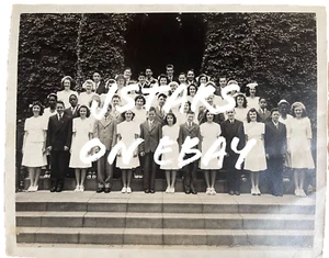 NOTRE DAME HIGH SCHOOL CLASS OF 1950 8TH GRADE PHOTO PHOTOGRAPH 1946 ALAMEDA, CA - Picture 1 of 2