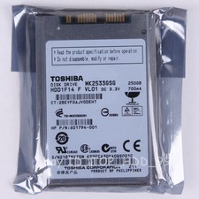 TOSHIBA HDD 250 GB MK2533GSG micro-SATA 1.8" 5400 RPM 16 MB Internal Hard Disk