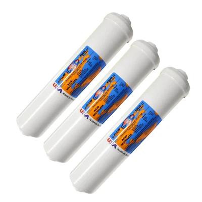 Omnipure K5648-JJ Inline All Calcite 12" x 2.5" Port 1/4"QC  3PK - Image 1 of 2