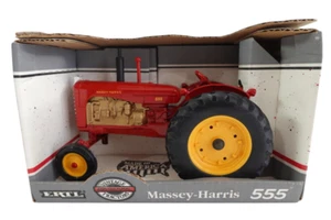 Ertl 1994 Massey Harris 555 Gold Engine Edition Diecast 1/16 Tractor 1105 NEW - Picture 1 of 16