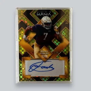 ISAIAH FOSKEY 2023 Wild Card Auto Mania ROOKIE Auto 3/7 SAINTS SSP RC - Picture 1 of 4