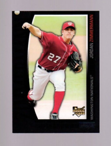 2009 Topps Unique SN /2699 Jordan Zimmermann RC Baseball Card Nationals