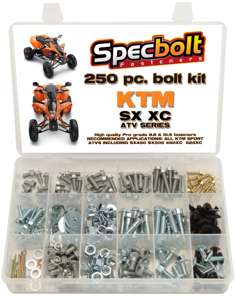 Kit de pernos KTM ATV para SX450 SX505 450XC 525XC cuadro motor plástico ESPECBOLT  Foto 1 de 1