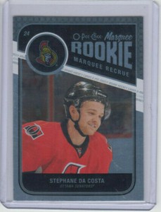 11/12 OPC Ottawa Senators Stephane Da Costa Rainbow RC card #568