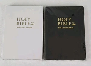 Holy Bibles-KJV Red Letter Edition Old and New Testament New Sealed-set of 2 - Picture 1 of 7