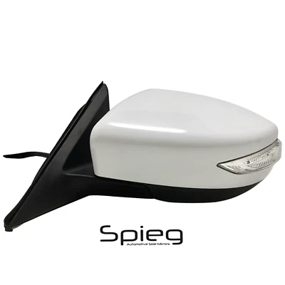 Espejo retrovisor lateral del conductor para Nissan Altima 2013-2018 potencia señal térmica pintado blanco Foto 1 de 4