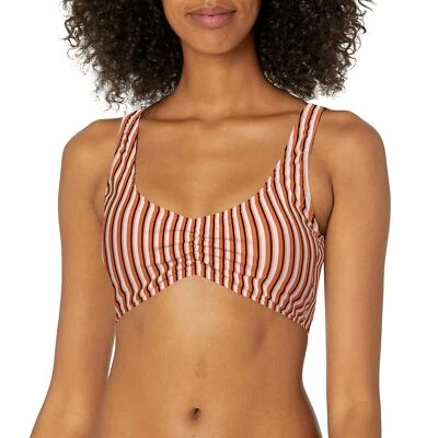 Roxy 296490 Mujer Estampado Playa Clásicos Completo Bikini Top Traje de Baño Talla M Foto 1 de 2