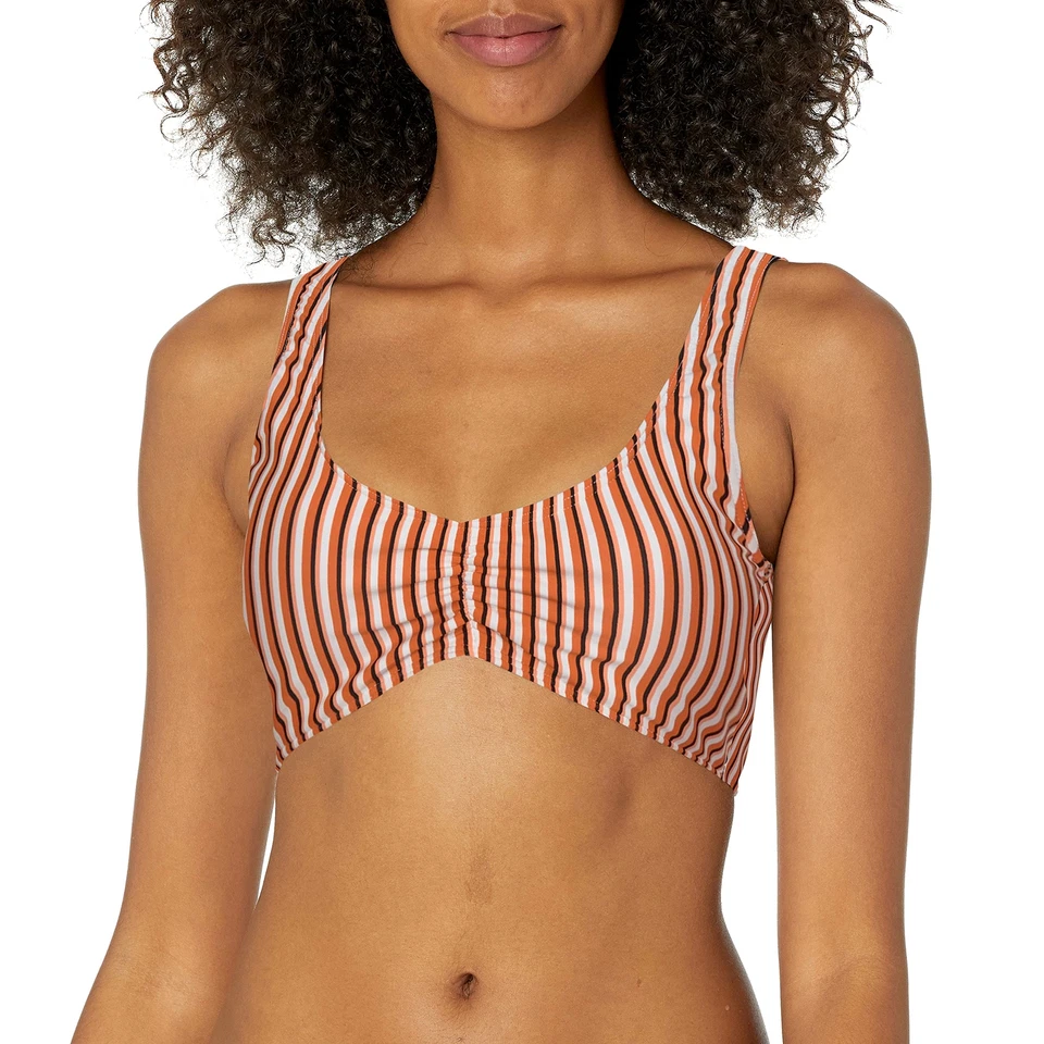 Roxy 296490 Womens Printed Beach Classics Full Bikini Top Swimwear Size M