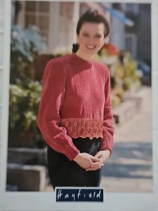 Hayfield Knitting Pattern No. 00873 Lady's Sweater 30-42" Vintage - Picture 1 of 3
