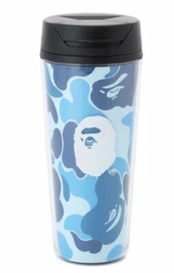 Authentic a bathing ape bape abc camo tumbler blue 500ml new - Picture 1 of 5