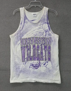 Camiseta sin mangas vintage Northwestern Wildcats baloncesto talla grande - Imagen 1 de 6