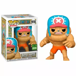 BUFFED CHOPPER ECCC 2021 CONVENTION EXCLUSIVE FUNKO POP ONE PIECE ANIME #918 - Picture 1 of 1