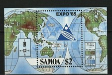 SAMOA 1984 / 1985 LOT OF 3 COMPLETE SET MNH
