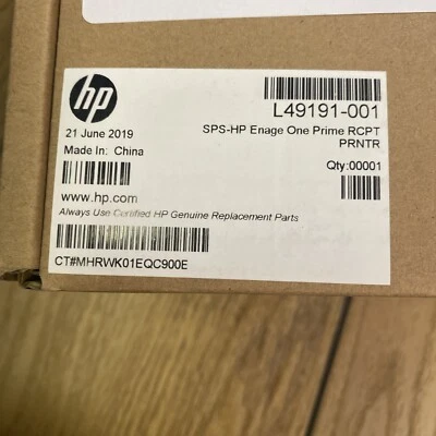 HP L49191-001 Engage One Prime POS Receipt Printer in Black L43423-001 New - Image 1 of 4