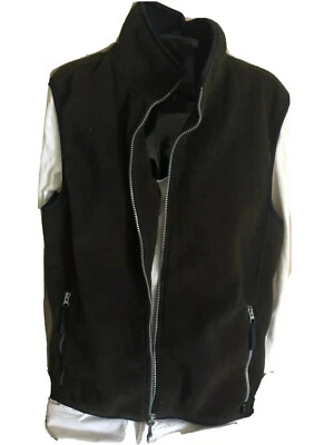 Izod Perform-X PFX Full Zip Olive Green Fleece Vest Size S - Image 1 of 4