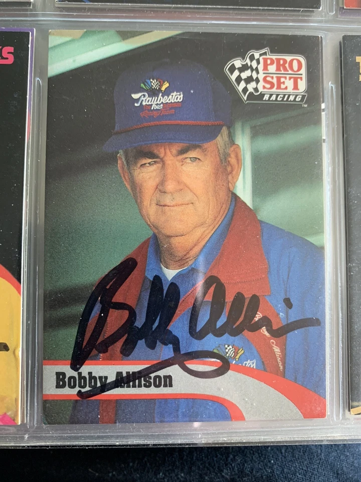 Bobby Allison autographed racing card.  1983 NASCAR Champion - Image 1 of 1