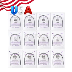 ETERFANT Dental Ortho Arch Wires Super Elastic NIti Rectangular Ovoid/Natural   - Picture 1 of 28