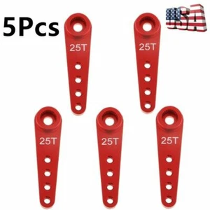 5 Stück 1,25" 25T Metall Servoarm Horn für Futuba/Power HD WPL RC Modell (US-VERSAND) - Bild 1 von 9