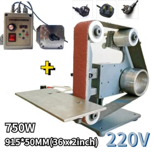 750W Sand Grinding Polishing Belt Sander Machine Polisher DIY Home Sharpener - Picture 1 of 12