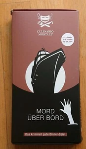 Culinario Mortale - Mord über Bord - Das Krimi-Dinner Spiel für Zuhause –5-7Pers