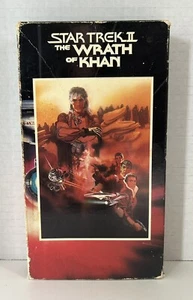 Star Trek II The Wrath of Khan VHS Tape - Ricardo Montalban & Kirstie Alley - Picture 1 of 5