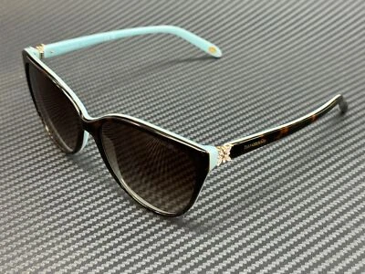TIFFANY & co. TF4089B 81343B Havana Blue Women's Cat Eye Sunglasses 58 mm - Image 1 of 4