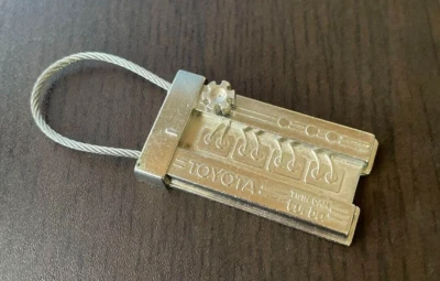 TOYOTA Rare 3T-GTEU Key Chain Twin Cam Turbo Celica Carina Rare Japan. - Image 1 of 3