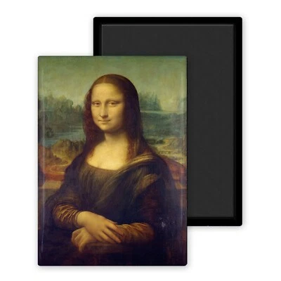 Mona Lise la Joconde-de Vinci Leonard-Magnet Frigo 54x78mm