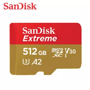 512GB Extreme Micro SD Karta pamięci microSDXC C10 U3 TF Karta do karty aparatu - Zdjęcie 1 z 2