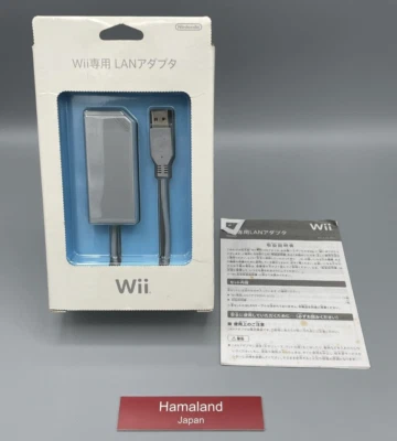 Nintendo Official Wii Lan Adapter RVL-015 Wii U Switch Game USB Boxed Japan Used - Image 1 of 4