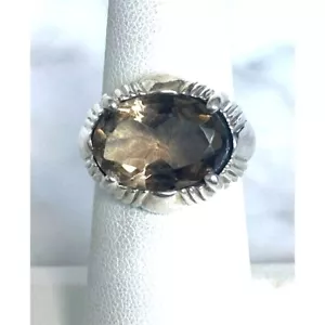 KABANA 925 STERLING SILVER AND AMETRINE RING SIZE 6 SKY - Picture 1 of 8