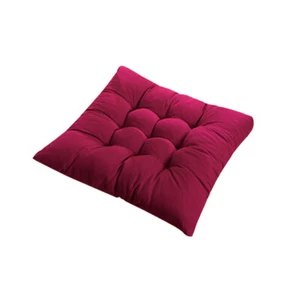 Seat Cushion Square Fixed Rope Bright Color Non-slip Cushion Portable - Picture 1 of 21