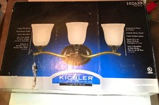 Wall Mount Kichler 3 Light Wall Mount Royal Bronze Finish