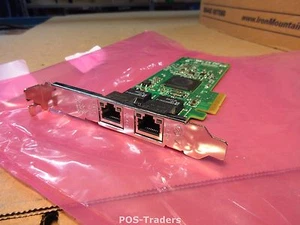 Adaptateur Gigabit HP NC382T 458491-001 double port RJ-45 haut profil PCI-E interne - Photo 1/5