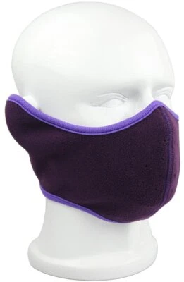 Máscara facial de invierno térmica polar oreja boca cubierta cuello cálido a prueba de viento ciclismo esquí Foto 1 de 4