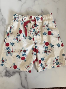 Junk Food Disney Mickey Mouse little boys retro swimming trunks swim Hawaiian - Picture 1 of 4