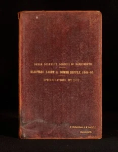 1904-05 Urban District of Handsworth Electric Light and Power Supply Stafford - Picture 1 of 7
