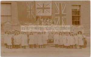 St John Baptist Day School Children Group RP - Mystery/Unknown Location Pre-1918 - Foto 1 di 3