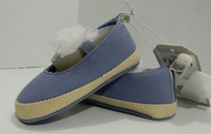 Adrienne Vittadini Bambini Krippenschuhe blau Mary Janes Ballerinas für Baby NEU - Bild 1 von 7