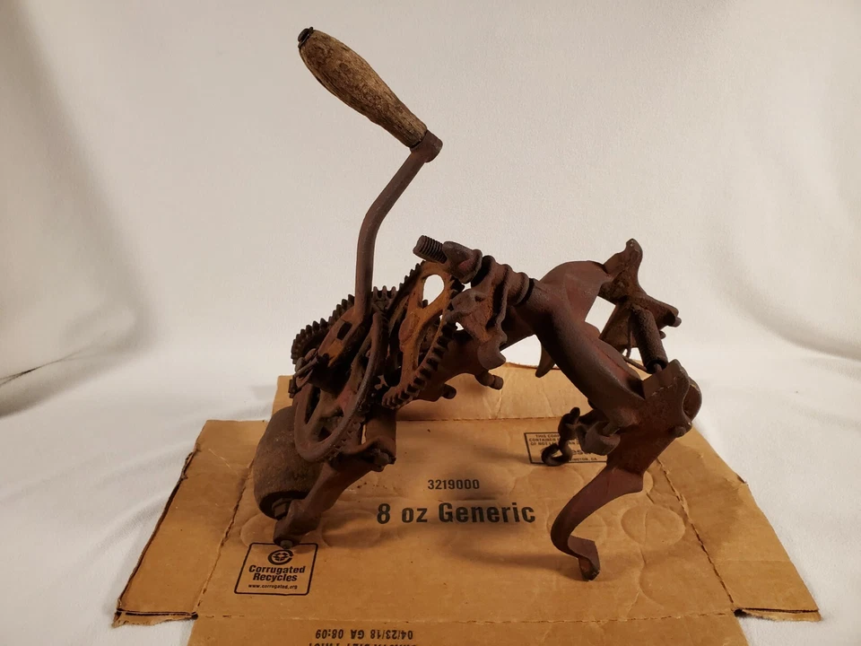 Antique Hand Crank Sickle Grinder Tool Sharpener International Harvester Prepper - Image 1 of 4