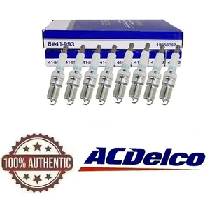 SET OF 8 AC DELCO 41-993 IRIDIUM SPARK PLUGS (19256067) - Picture 1 of 2