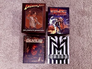 Blockbuster Box Sets - NO MOVIES - Indiana Jones Back To The Future Beetlejuice - Bild 1 von 16