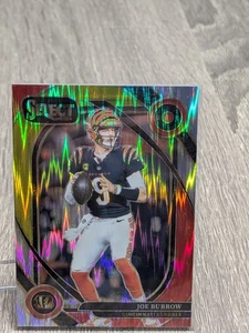 Joe Burrow Cincinnati Bengals 2024 Prizm Select Panini #230 Red Yellow Shock - Bild 1 von 2