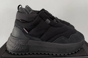 NEW adidas X_PLRBOOST Puffer Shoes Womens Size 11 Triple Black IF8139 - Picture 1 of 10