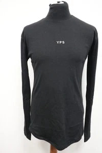 Suéter de hombre YPS Young Poets Society cuello alto Keny Washed negro talla L nuevo - Imagen 1 de 3