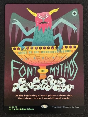 1x MTG Font of Mythos (Rainbow Foil) - Secret Lair Drop Series (SLD) #2075 - Image 1 of 2