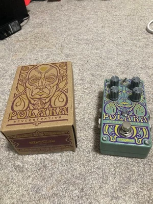 Digitech Polara Reverb Effect Artwork Pedal 5 Knobs Flexible Connectivity - Image 1 of 4